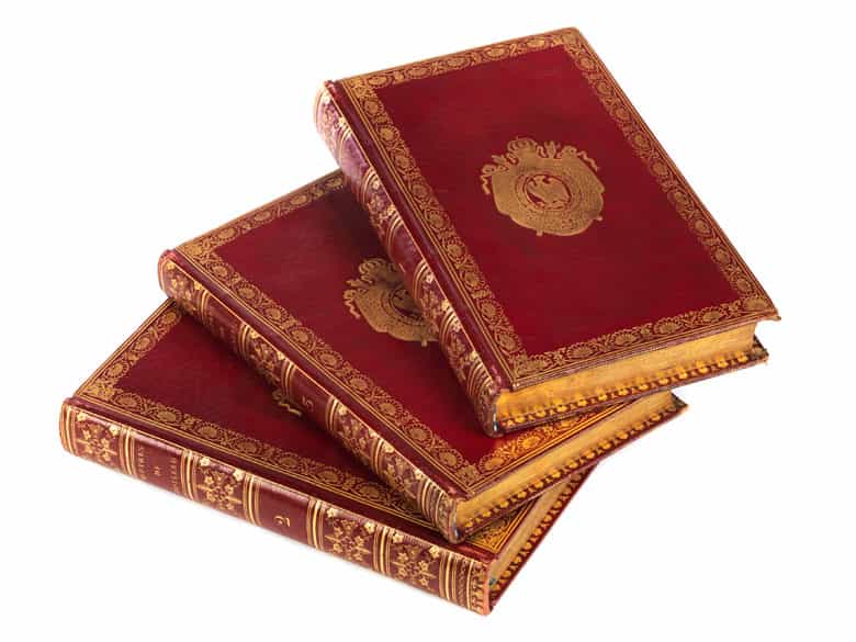 Detailabbildung: † Eine Bibliothek des 18. Jahrhunderts