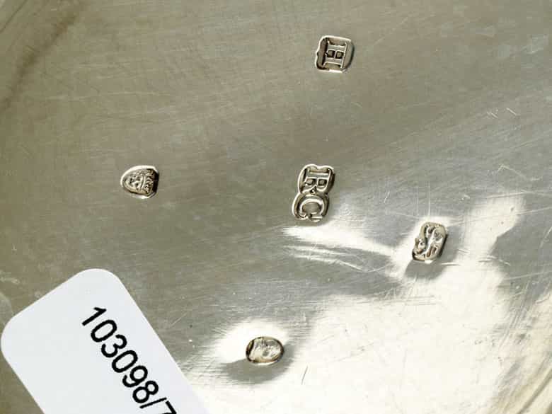 Detailabbildung:  Schlichte Londoner Silberkanne