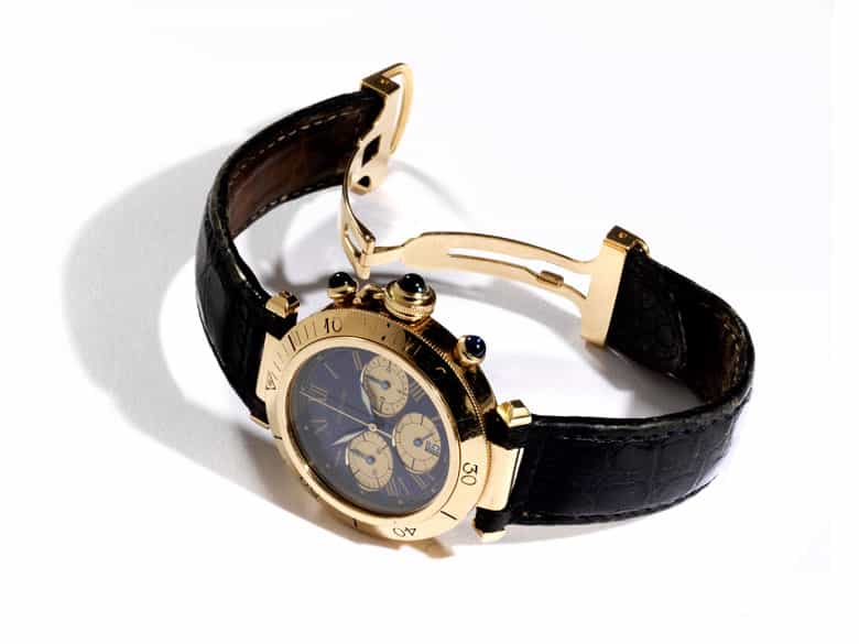 Detailabbildung:  Chronograph von CARTIER Pasha in Gold