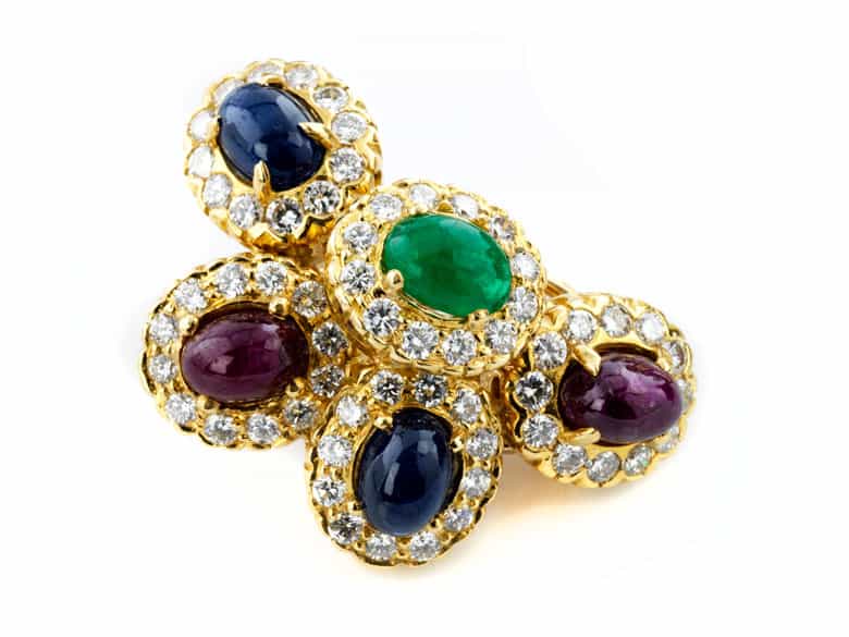 Detailabbildung:  Multicolor-Brillantset