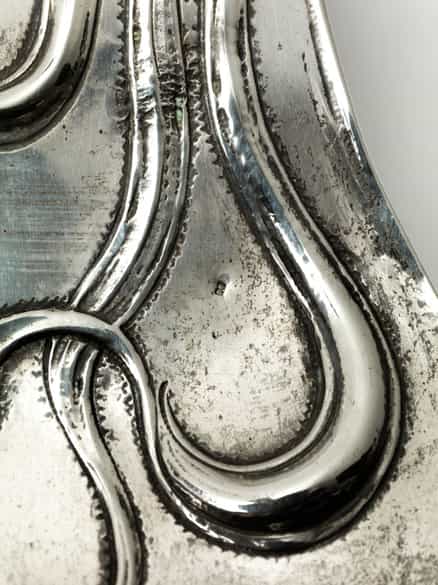 Detailabbildung:  Silberner Tafelaufsatz