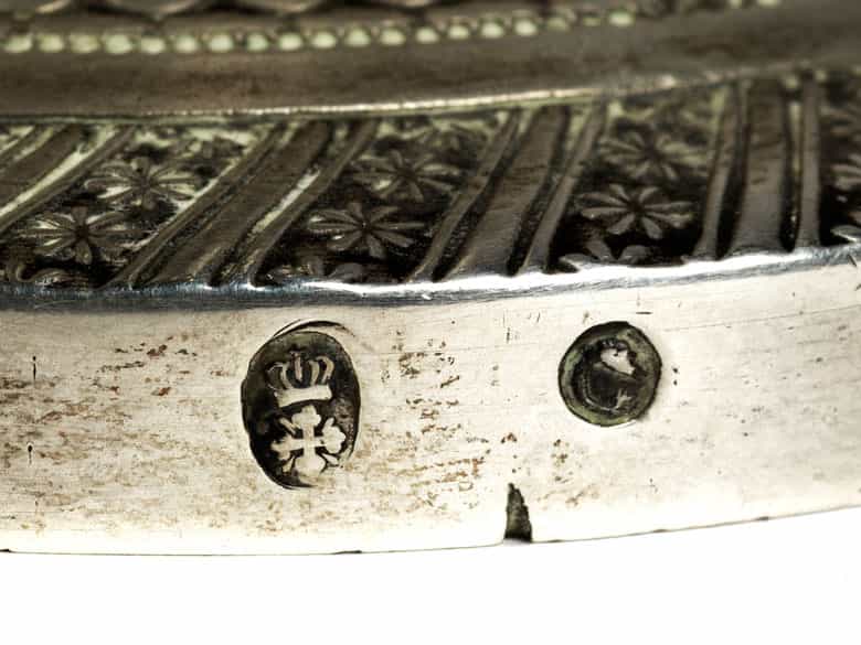 Detailabbildung:  Paar Genuesische Kerzenstöcke