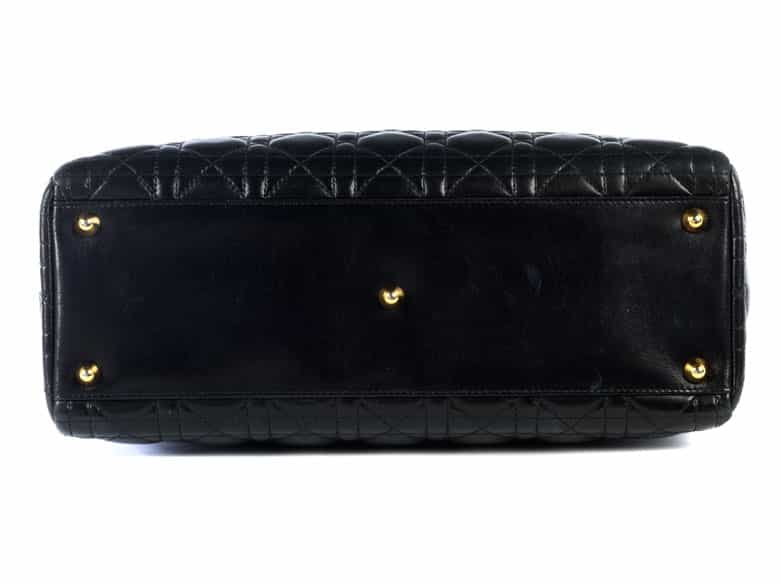 Detailabbildung:  Christian Dior Tasche „Lady Dior“ Black