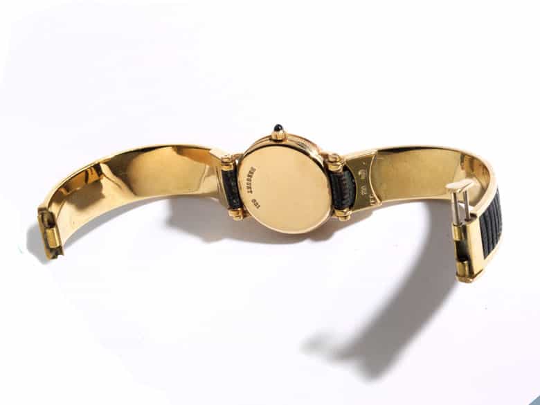 Detailabbildung: Damenuhr von BREGUET in Gold mit Mondphase