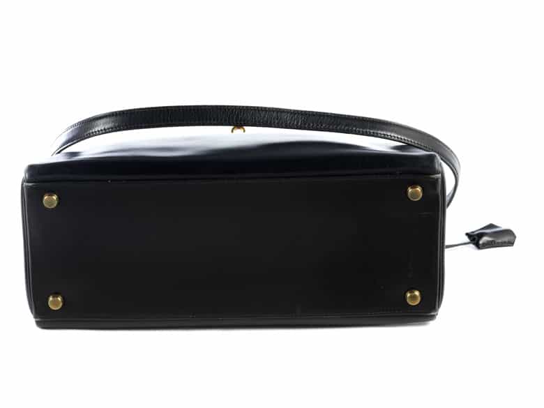 Detailabbildung:  Hermès Kelly Bag 28 cm „Noir“