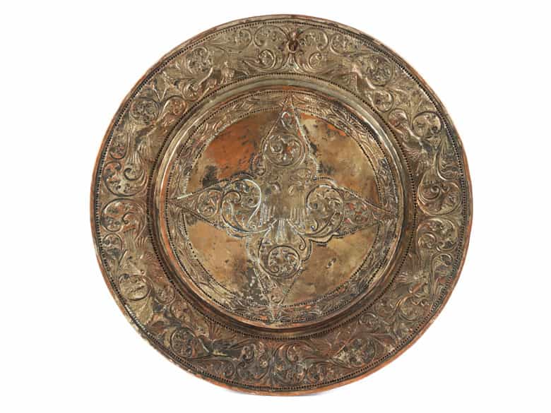 Detailabbildung: Russischer Kupferteller