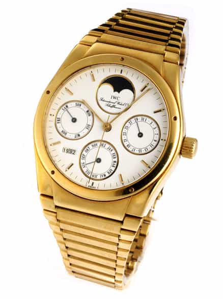 Detailabbildung:  IWC Ingenieur ewiger Kalender in Gold
