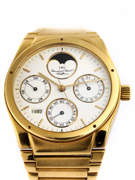 Detailabbildung:  IWC Ingenieur ewiger Kalender in Gold