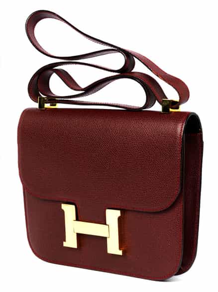 Detailabbildung: Hermès Constance 24 cm „Marron“