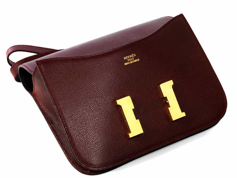 Detailabbildung: Hermès Constance 24 cm „Marron“