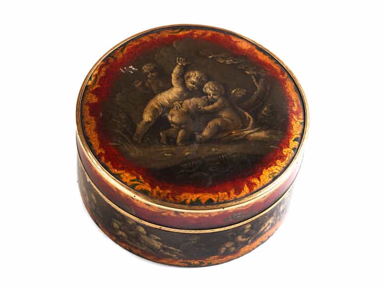 Detailabbildung:  Feine Vernis Martin Dose