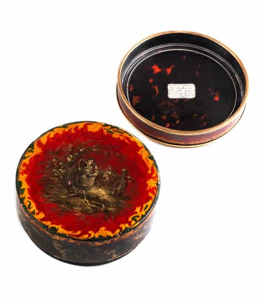 Detailabbildung:  Feine Vernis Martin Dose