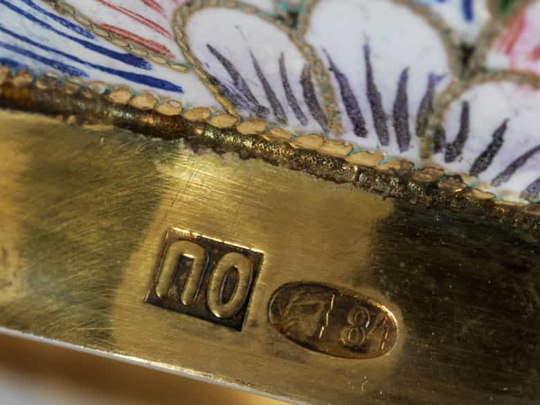 Detailabbildung: Origineller Cloisonné-Kovsch