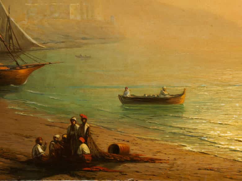 Detailabbildung: Ivan Constantinovich Aivazovsky, 1817 Feodossija/ Krim - 1900 ebenda
