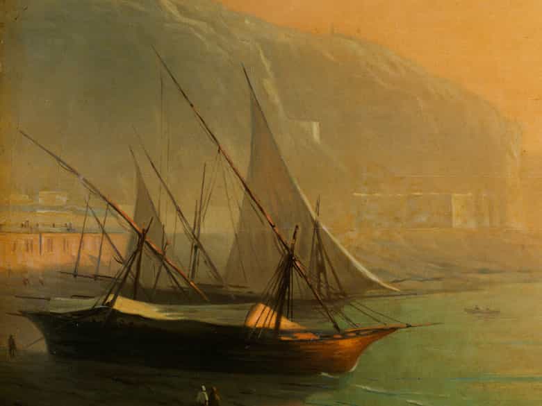 Detailabbildung: Ivan Constantinovich Aivazovsky, 1817 Feodossija/ Krim - 1900 ebenda