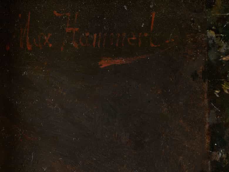 Detailabbildung:  Max Hammerl, 1856 - 1886