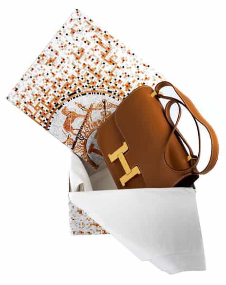 Detailabbildung:  Hermès Constance „Camel“