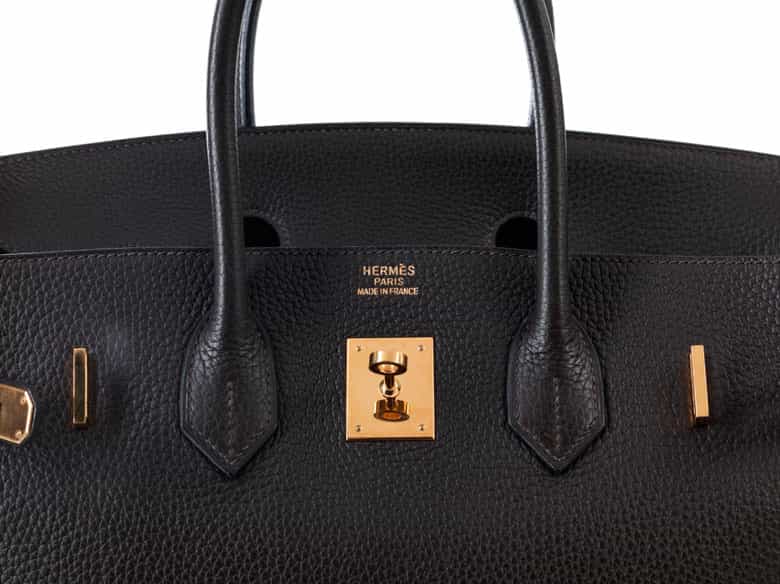 Detailabbildung: Hermès Birkin Bag 35 cm „Marron“