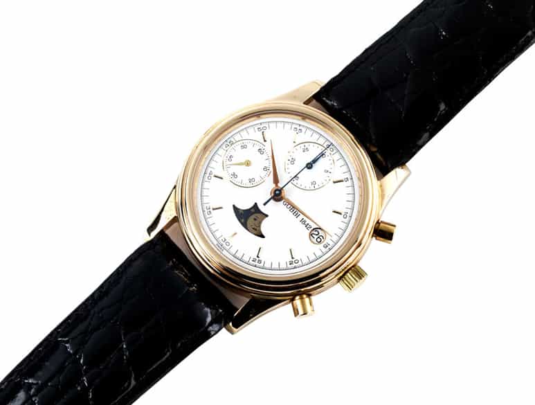 Detailabbildung: GOBBI Kalender-Chronograph in Gold