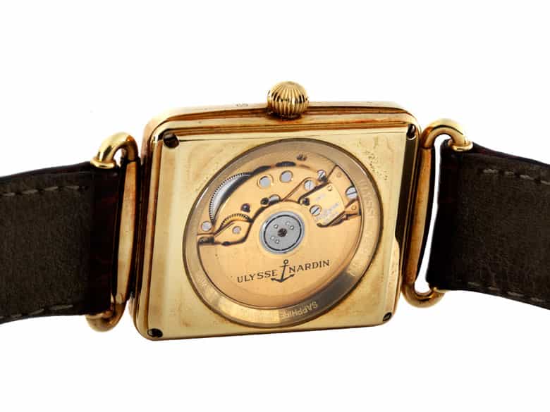 Detailabbildung: Rechteckige ULYSSE NARDIN MicheLangeLo