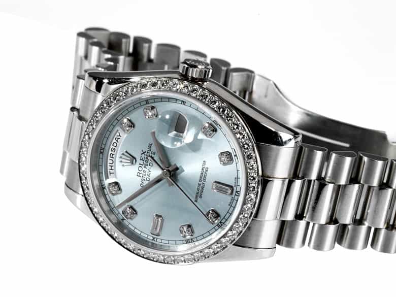 Detailabbildung: ROLEX Day-Date in Platin