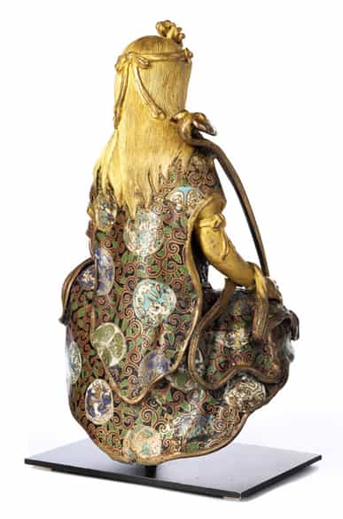 Detailabbildung: † Bronzefigur Guanyin