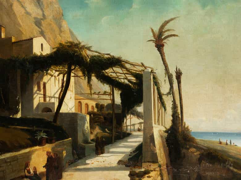 Detailabbildung: Giacinto Gigante, 1806 Neapel – 1876