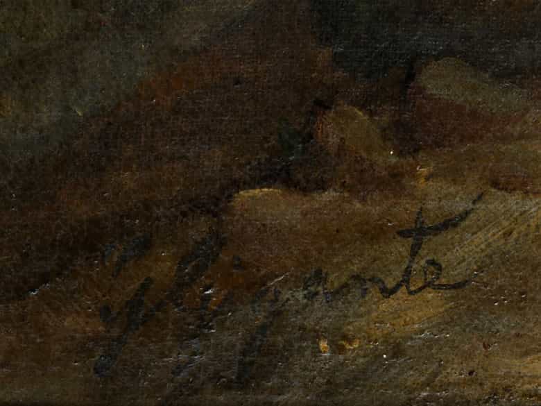 Detailabbildung: Giacinto Gigante, 1806 Neapel – 1876