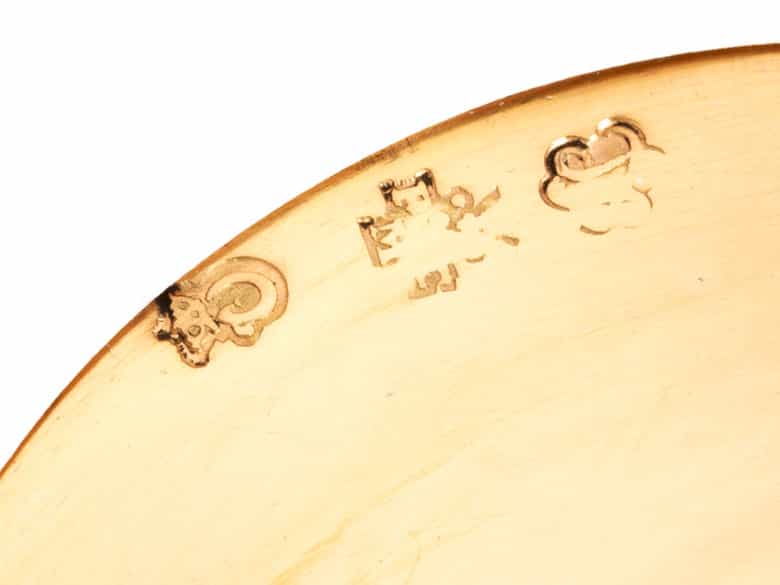 Detailabbildung: Elegante runde Gold-Tabatière