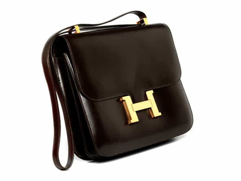 Detailabbildung: Hermès Constance „Tabak“