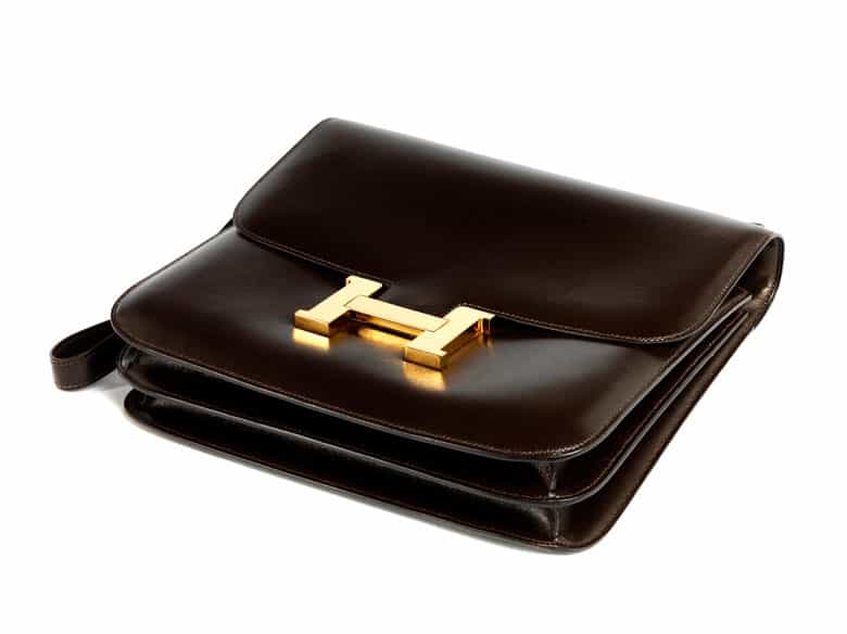 Detailabbildung: Hermès Constance „Tabak“