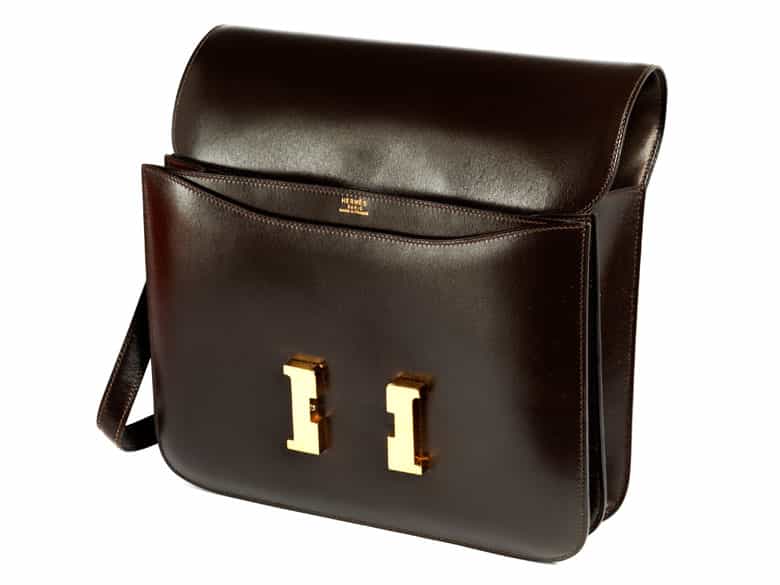 Detailabbildung: Hermès Constance „Tabak“