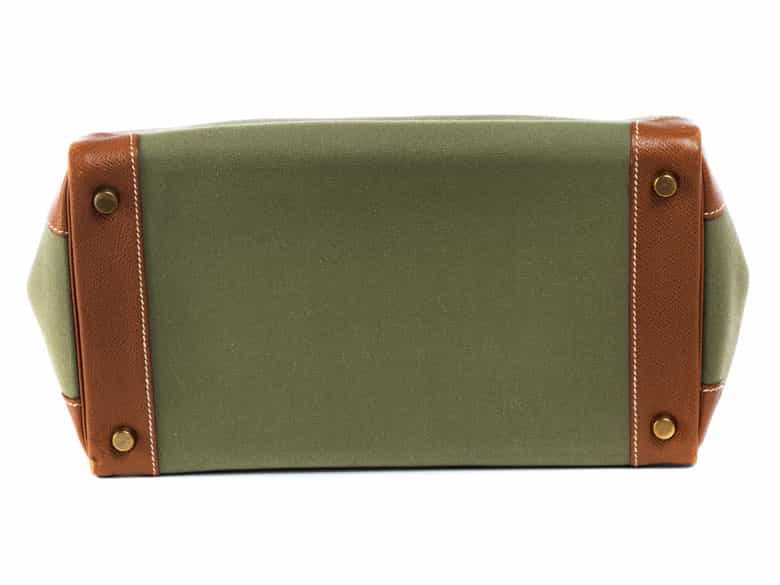 Detailabbildung: Hermès Birkin Bag „Canvas and Leather“
