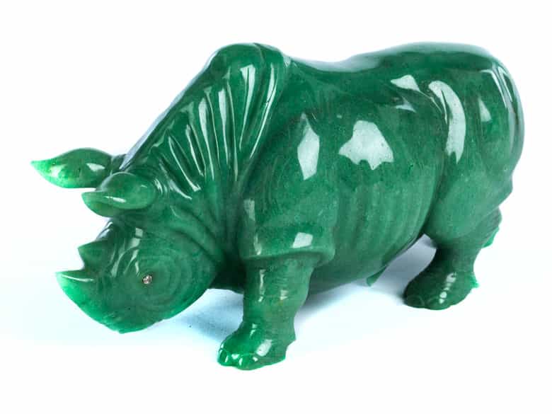 Detailabbildung: Rhinozerosskulptur