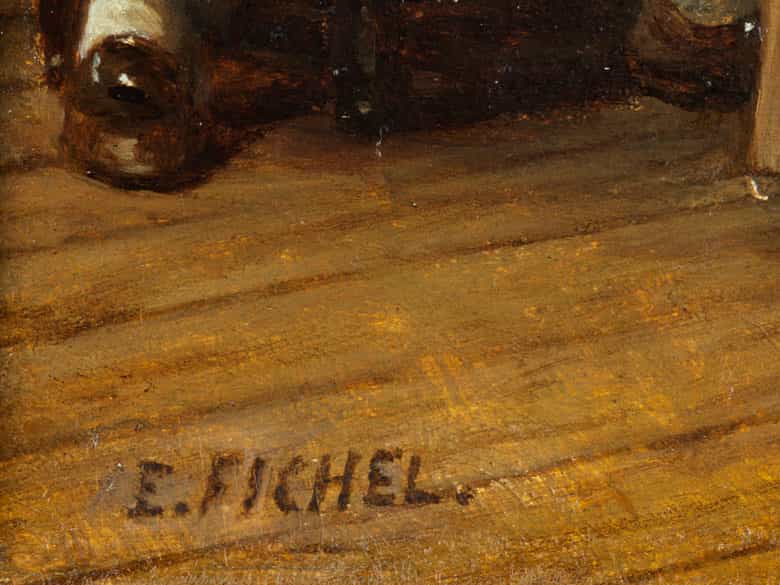 Detailabbildung: Eugène Benjamin Fichel, 1826 Paris – 1895, zug. 
