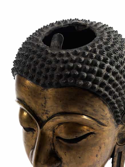 Detailabbildung: Monumentaler Buddha-Kopf