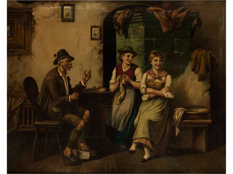 Detailabbildung: J. Arlet, Maler des 19. Jahrhunderts