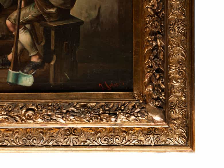 Detailabbildung: J. Arlet, Maler des 19. Jahrhunderts