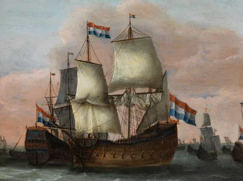 Detailabbildung: Willem van de Velde, 1633 Leiden – 1707 London