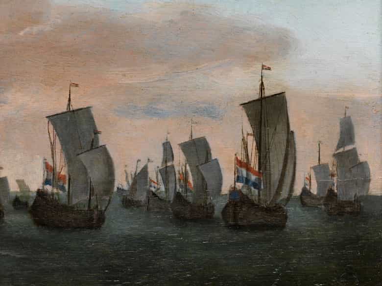 Detailabbildung: Willem van de Velde, 1633 Leiden – 1707 London