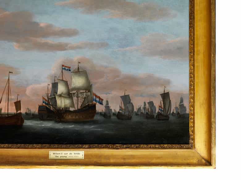 Detailabbildung: Willem van de Velde, 1633 Leiden – 1707 London