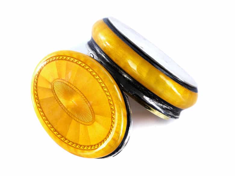 Detailabbildung: Oval Silberdose