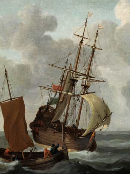 Detailabbildung: Jan Claesz. Rietschoof, 1652 Hoorn – 1719 ebenda