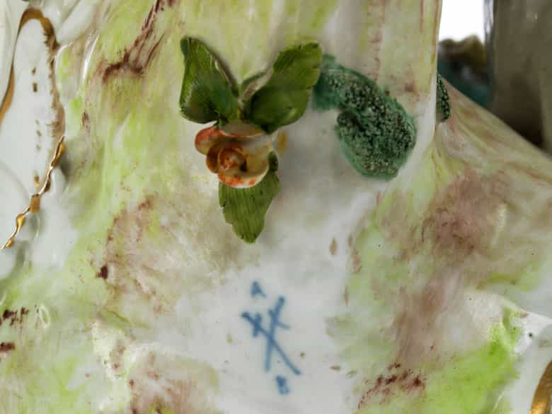 Detailabbildung: Paar große Porzellanfiguren