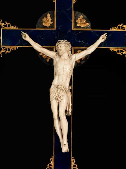 Detailabbildung: Corpus Christi in Elfenbein