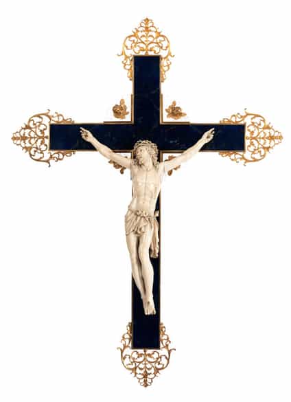 Detailabbildung: Corpus Christi in Elfenbein