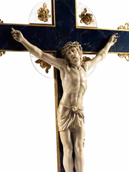 Detailabbildung: Corpus Christi in Elfenbein