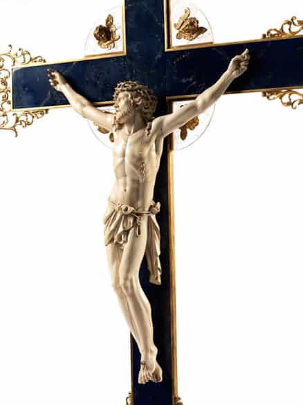 Detailabbildung: Corpus Christi in Elfenbein