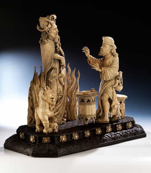 Detailabbildung: Bildschnitzer des ausgehenden 19. Jahrhunderts