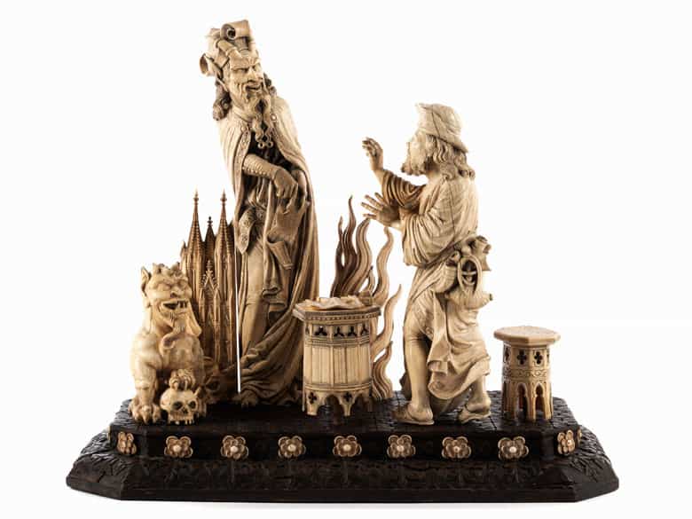 Detailabbildung: Bildschnitzer des ausgehenden 19. Jahrhunderts